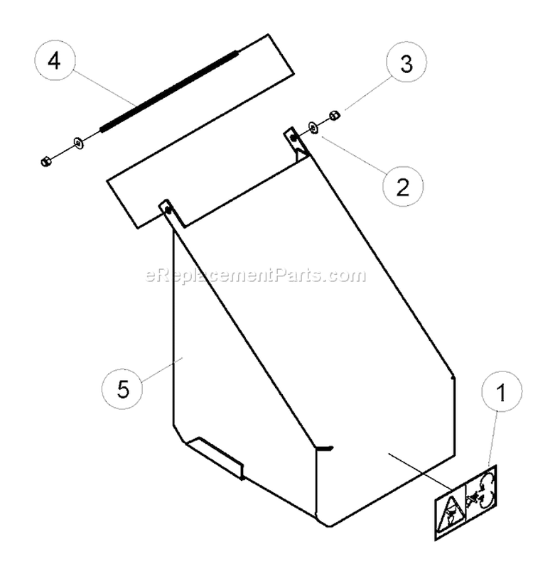 Dischargeá(Euro) Diagram and Parts List for 70380 Bear Cat Chipper Shredder